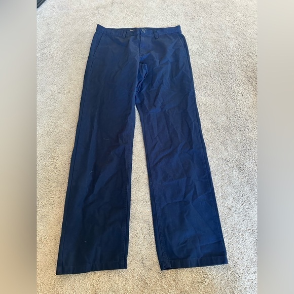 Mens Old Navy loose navy chino pants 33x34 - Picture 2 of 4